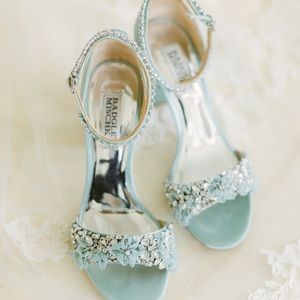 (USED) BADGLEY MISCHKA Clara Embellished Sandal
